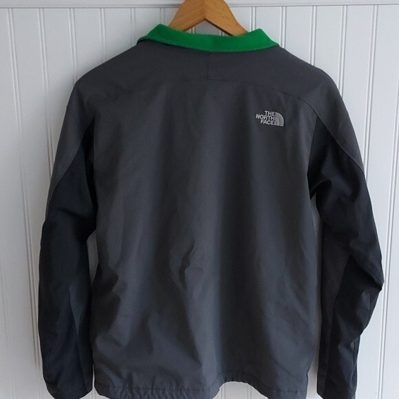 THE NORTH FACE Kids Youth Jacket Lightweight Spring Coat Full Zip Gray‎ Sz L - Picture 3 of 10